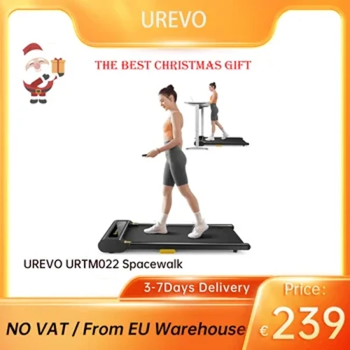 UREVO URTM022 Spacewalk 1 Lite loopband, maximale snelheid 1-6 km/u, loopgebied 102,4*40 cm, maximale belasting 120 kg, afstandsbediening