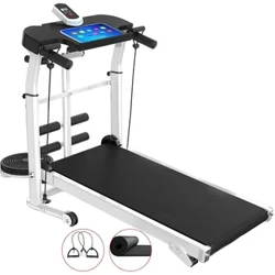 Manuelt løbebånd til hjemmet 4 i 1 Multifunktionel Silent Stepper Fitnessudstyr Tilbehør Foldemaskine Gåmaskine Gym