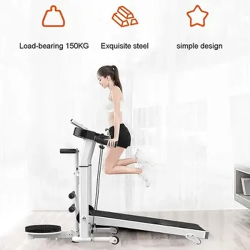 Eu-stock loopband opvouwbare loopbandmachine, fitness-loopmachine voor thuiskantooroefening, opvouwbare track en
