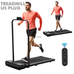 10km/h Uila kaʻa kaʻa kaʻa kaʻa 2-IN-1 Piʻi Mīkini Holo Holo wāwae Pad Home Office Treadmills Fitness Lako US Plug