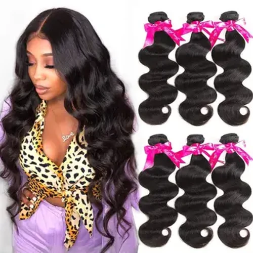 Body Wave -niput Brasilian hiuskudoskimput 1/3/4 kpl Raakoja hiusnippuja Remy-hiustenpidennykset