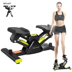MIYAUP Integrert Mini Hydraulic Silent Mountaineering Pedal Machine Multifunksjonell Fitness Stepper