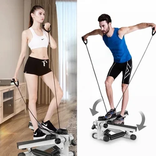 Mini Stepper Exercise Equipment, Slimming Treadmill, Workout Step Aerobics Bicycle, Foldable Pedal Stepper, Fitness Machine