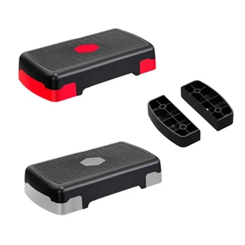 Aerobic Fitness Stepper Upassbar Gym Übung Fouss Pedal Rutschfest Stabil 200KG Laaschtend Portable Fitness Ausrüstung