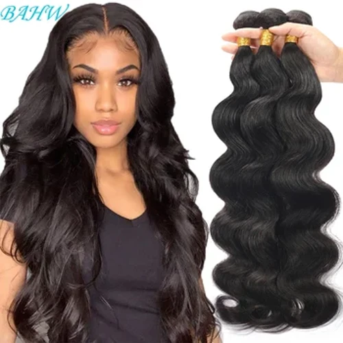 12A brasilialaiset Body Wave -hiusniput 1/2/3/4 kpl luonnollinen väri 100 % neitsyt ihmisen hiuskudos tukkuhinta mustille naisille