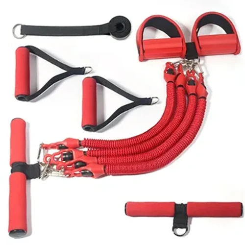 Latihan Pedal Tarik Kebugaran Ing Omah Latihan Kebugaran Resistance Band Olahraga Mundhut Bobot Perut Tipis Yoga Shaping Exerciser