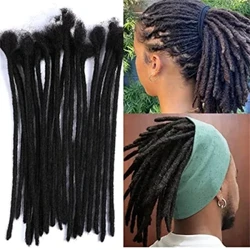Llinyn Gwallt Dynol Brasil Dreadlocks Crosio Braid Gwallt Loc Estyniad 0.4 0.6 cm Bwndeli Braiding Kinky Microlocks Cyfanwerthu