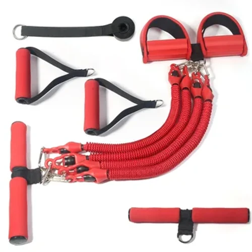 Aclaíochta Tarraingt Pedal Cleachtadh Sa Bhaile Banda Friotaíocht Aclaíochta Aclaíochta Spóirt Meáchan a chailleadh Thin Belly Yoga Shaping Exerciser Set