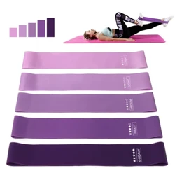 Fitness elastikoak Erresistentzia Bandak Etxeko entrenamendu yoga kirol erresistentzia bandak Luzatze Pilates Crossfit Entrenamendu Gimnasio Ekipamendua