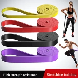 Fitness Elastični pojas Pull-ups Traka otpora Vježbe snage Elastično uže Muškarci Žene Joga Istezanje Pomoćna zatezna traka