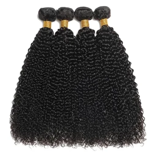 Mo'g'ul afro jingalak jingalak to'plamlar 1/3/4 dona inson sochlari kengaytmalari 100% ishlov berilmagan Virjiniya soch to'plami Jerry Curl