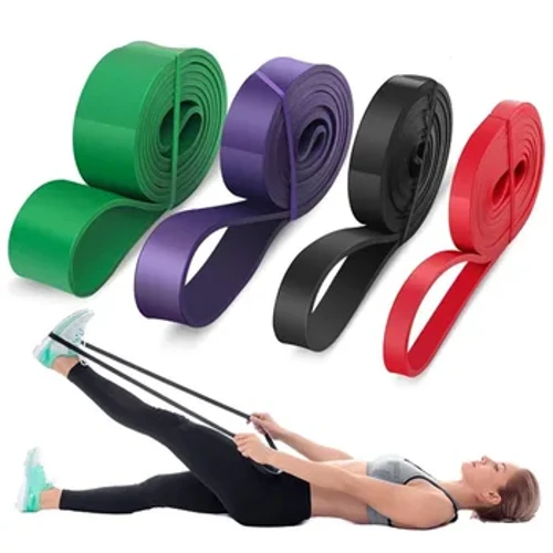 Band Ymwrthedd Latex Anodd Cryfder Ymarfer Corff Elastig Tynnu i Fyny Band Ategol Pilates Offer Ffitrwydd Campfa Cryfhau Trên