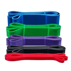 Set di fasce di resistenza in gomma per fitness, fasce per trazioni pesanti, allenamento per yoga, allenamento per la forza, fasce elastiche per espansore ad anello