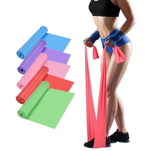 Yoga Kirol Erresistentzia Bandak Pilates Entrenamendu Fitness Ariketa Etxeko Gimnasioa Banda elastikoa Goma Naturala Latex Yoga Osagarriak