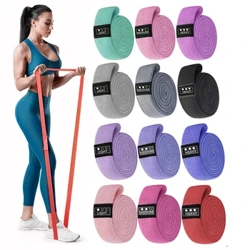 Set di fasce elastiche di resistenza lunga da 105 libbre Set di fasce elastiche per yoga fitness unisex Cerchio per anca Coscia Squat Fascia per allenamento Attrezzatura da palestra per la casa
