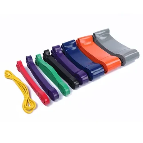 Fasce di resistenza Espansore in lattice naturale Power 208 cm Fasce elastiche per fitness con fascia per allenamento in gomma per yoga