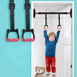 Casa crianças anéis de ginástica anel estilingue fitness barra horizontal pull-up esportes internos alça de tração lombar crianças fitness
