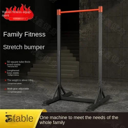 Kapalı yatay çubuk yetişkin pull-up cihazı ev asılı çubuk zemin ayakta fitness ekipmanları