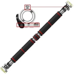 Atearen barra horizontal erregulagarriak Chin Up, Pull Up, Kirol Ariketa Etxeko Entrenamendu Gimnasio Entrenamendurako, 83-115cm