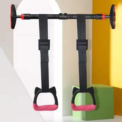 Gym à la maison Pataillez la porte horizontale barre fixe fixe suspendue avec des sangles réglables Exercice d'exercice