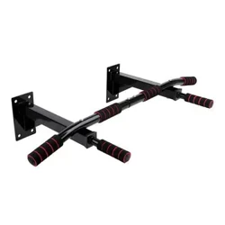 Nā Bar Horizontal i hoʻopaʻa ʻia i ka paia me ka Pad Anti-slip ākea ʻo Home Gym Workout Chin Up Pull Up Bar Training Sport Fitness Lako hou.