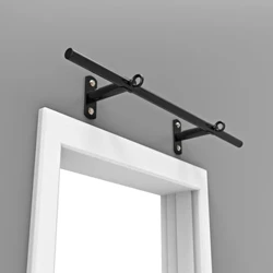 Tugas Berat Wall Mounted Bar Horizontal Latihan Badan Atas Latihan Pull Up Bar Kebugaran Chin-up Bar untuk Gym Rumah Dalam Ruangan