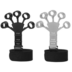 6 Resistance Levels Hand Grip Hand Strength Trainer Rehabilitation Physical Tools Fitness Finger Gripper Gym Expander Portable