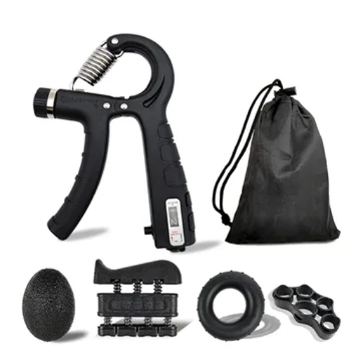 Gripper Adjustable R-Type Hand Grip Latihan Kekuatan Dihitung Latihan Penguatan Tang Spring Jari Jiwit Wrist Expander