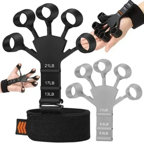 Silikone Grip Træning og træning Finger Træning Båre Håndforstærker Arthritis Grip Trainer Håndbørste Expander Grips