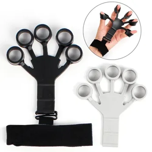 Fanger Gripper Fanger Exerciser Guitar Fanger Exerciser 6 resistente Niveauen Erhuelung Kierperlech Tools Hand Strengthener Fir Patient