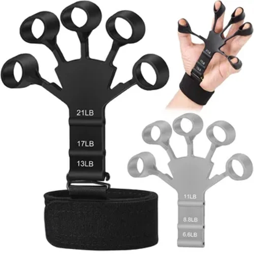 Silikone Grip Træning og træning Finger Træning Båre Håndforstærker Arthritis Grip Trainer Håndbørste Expander Grips