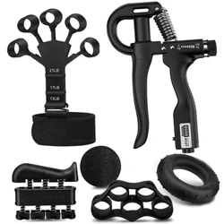 5-120Kg Có Thể Điều Chỉnh Nặng Tay Cầm Tăng Cường Ngón Tay Mở Rộng Cánh Tay Cổ Tay Cẳng Tay Huấn Luyện Viên Thể Dục Kẹp Tập Thể Dục Cho Bệnh Nhân