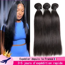 Tissage ile liso sorta 1/3/4 pcs Giza ile naturala Brasilgo ehuna 10A Giza ile luzapenak Entrega 3 egun Frantzia