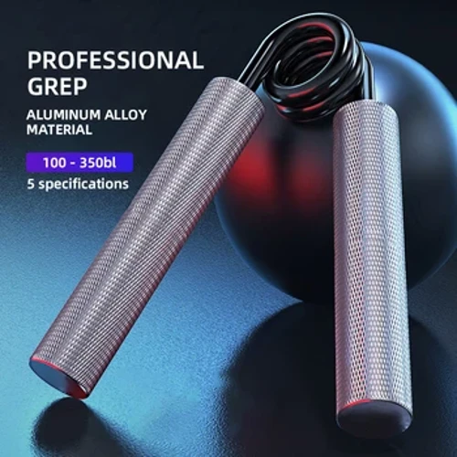 Traenálaí Neart Grip 1PC 100-300lbs Aclaíochta Miotal Hand Gripper Cleachtóir Matáin Forearm Neamh-duillín Feidhmiú Athshlánaithe Láimhe