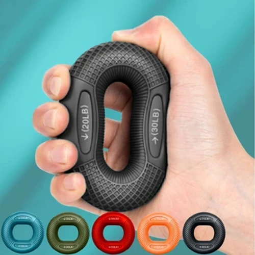Silikone Finger Gripper Ring Hånd Muskel Forstærker Ring Håndled Finger Trainer Øvelse Carpal Expander Træning Fitness enhed