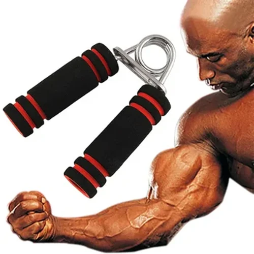 Fingerträning Träning Handgrepp Gym Träning Träningsutrustning 3-färgad bomullssleeve Fitness Foam Hand Gripper Power Trainer