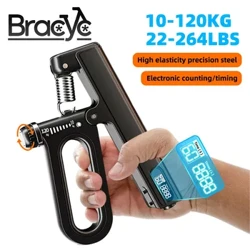 I-Hand Grips Strengthener 10-120Kg Adjustable Arm Spring Finger Massager Expander Hand Exercise Gym Fitness Training I-Wrist Gripper