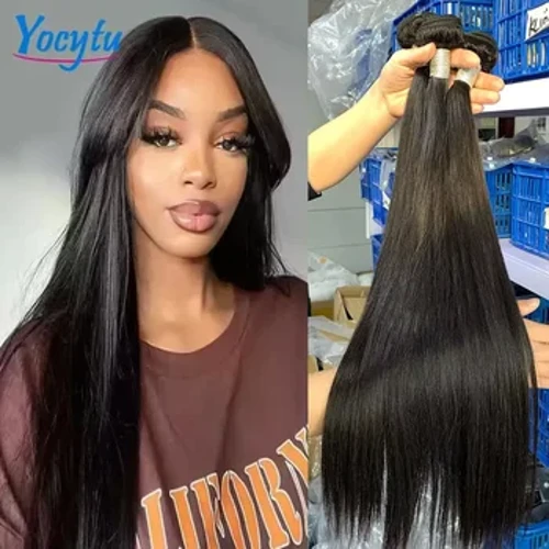 20 20 20 Inch Gói Tóc Con Người YOCYTU 100% Tóc Người Thẳng Gói Brazil Dệt Gói Phần Mở Rộng Tóc Con Người Cho Phụ Nữ Bán Miễn Phí Vận Chuyển 1-3 Ngày Giao Hàng Nhanh