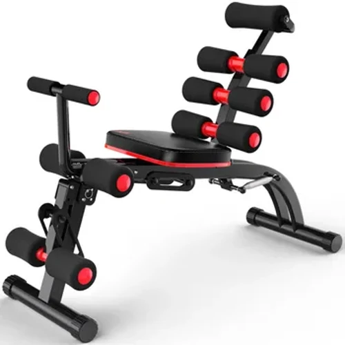Noho ʻO ka mea hoʻomaʻamaʻa ʻōpū i luna o ka noho ʻana ʻo Abs & Core Exercise Chair me nā lima Roller Foam, Mīkini Hoʻoikaika kino.