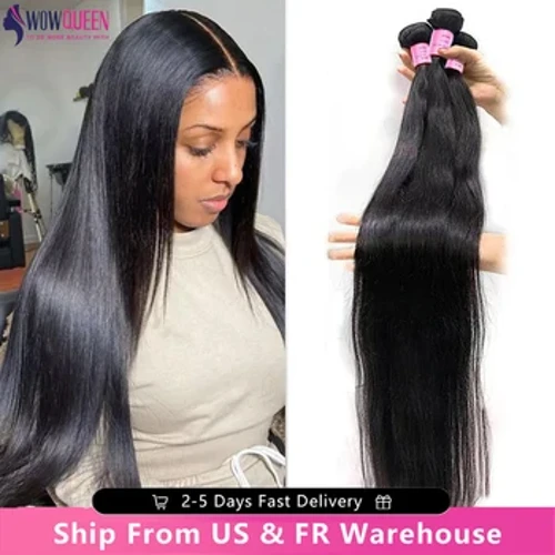 12a pacotes de cabelo humano reto 28 30 polegadas pacotes de cabelo cru 36 38 40 Polegada pacotes longos e grossos baratos pacotes tecer cabelo brasileiro