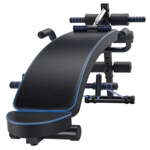Gléas Cuimsitheach Traenála Baile Aclaíochta Supine Board Abdominal New Upgrade Sit Up Bench