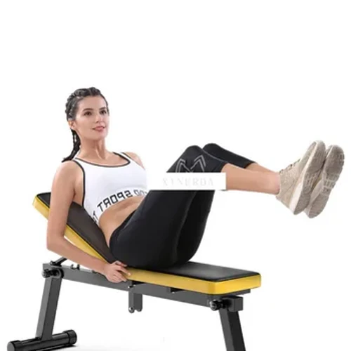 Lipat Dumbbell Bench Multifungsi Duduk Bangku Perut Angkat Besi Latihan Lengan Otot Alat Kebugaran 27 Cm Lebar Kursi