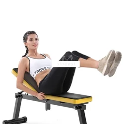 Lipat Dumbbell Bench Multifungsi Duduk Bangku Perut Angkat Besi Latihan Lengan Otot Alat Kebugaran 27 Cm Lebar Kursi