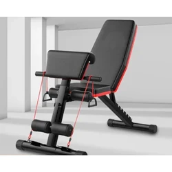 Plygu Fainc Dumbbell Wasg gynhalydd cefn addasadwy Eistedd i fyny, Abdominal Aml-swyddogaethol Ffitrwydd Pwy Arall Mainc Offer Cartref
