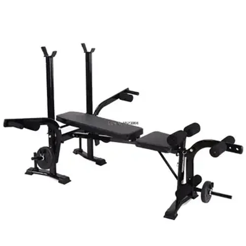 Hem Multifunktionell hantelträning Träningsutrustning Vikt Bänkpress Squat Rack Skivstång Bänkpress