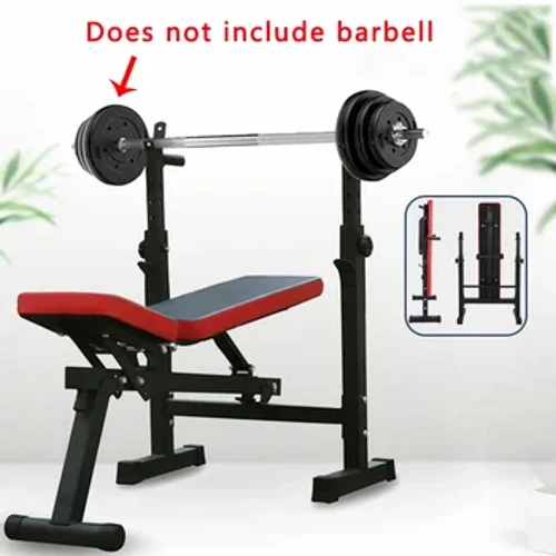Đa Năng Trọng Lượng Băng Ghế Dự Bị Barbell Giá Cử Tạ Giường Gấp Barbell Nâng Băng Ghế Dự Bị Tập Giá Đỡ Bench Press Khung