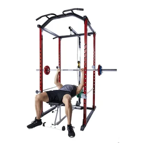 Multifunctional Squat Machine, Barbell Bed Bench Press na may mga Timbang, Weight Lifting Bench, Uri ng Frame, Tahanan, High-drawn