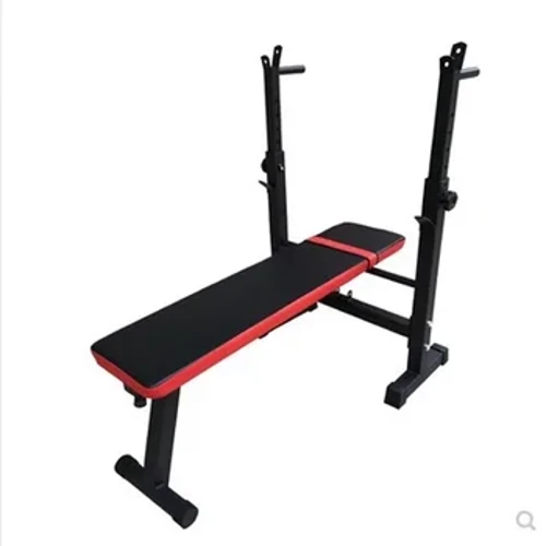 Mini panca pesi per allenamento con i pesi, carico di 200 kg, panca con cuscinetti, panca da allenamento per interni durevole, tavola per sit-up, palestra