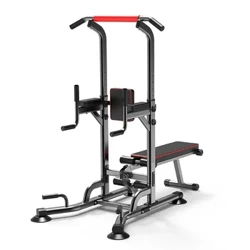 Multifunktionell enkel parallellstång Träningsträningsutrustning Hushållsryggstöd Justerbar höjd Gym Viktbänk