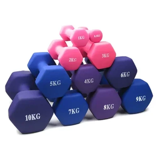 2022 Nữ Mới 0.5/1Kg Cử Tạ Quả Tạ Thiết Kế Mới Hình Dạng Xương Di Động Tập Thể Hình Lục Giác Sắt Chắc Chắn Quả Tạ